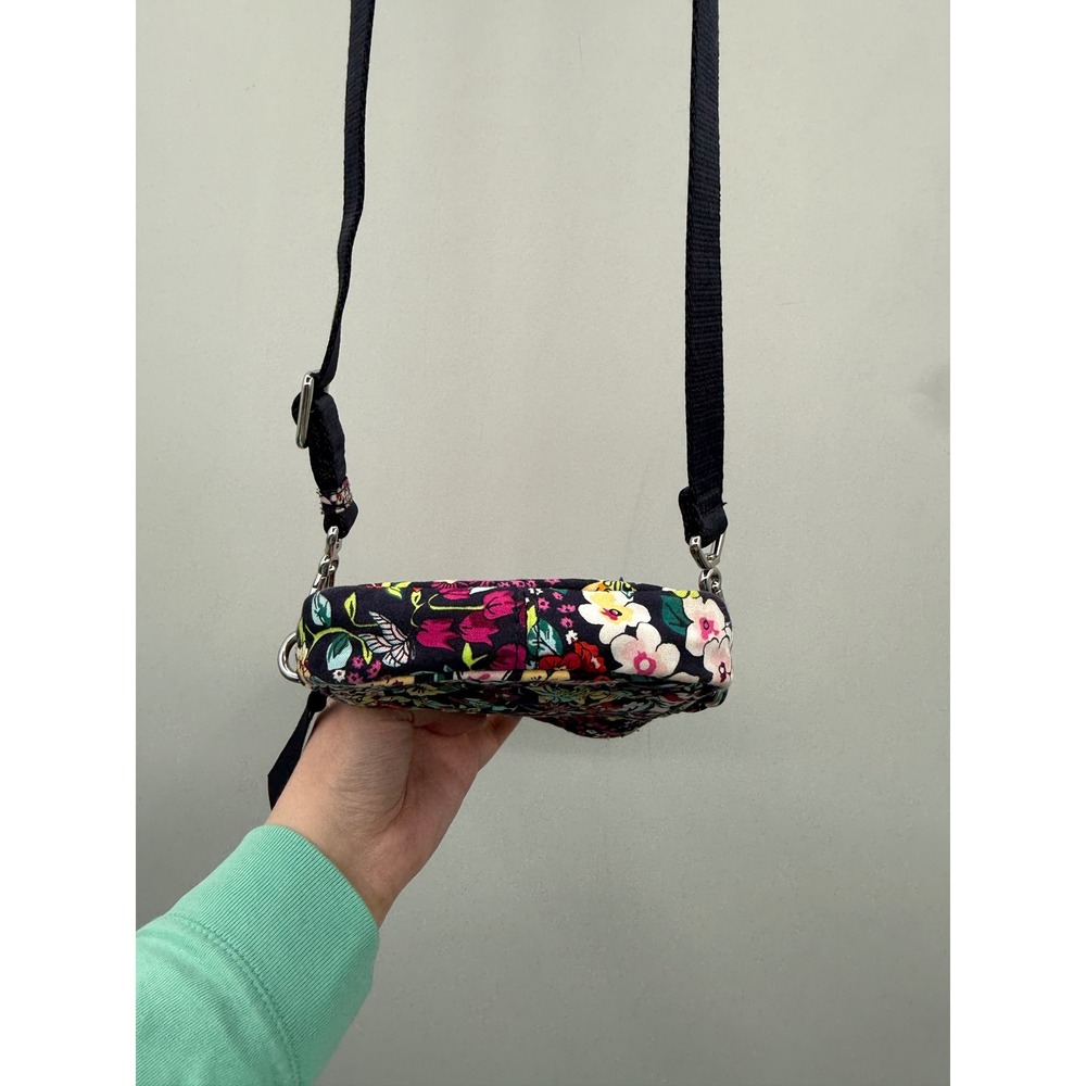 Vera Bradley Crossbody Bag Womens Small Multi-Color Floral Quilted Adjustable - Picture 6 of 14